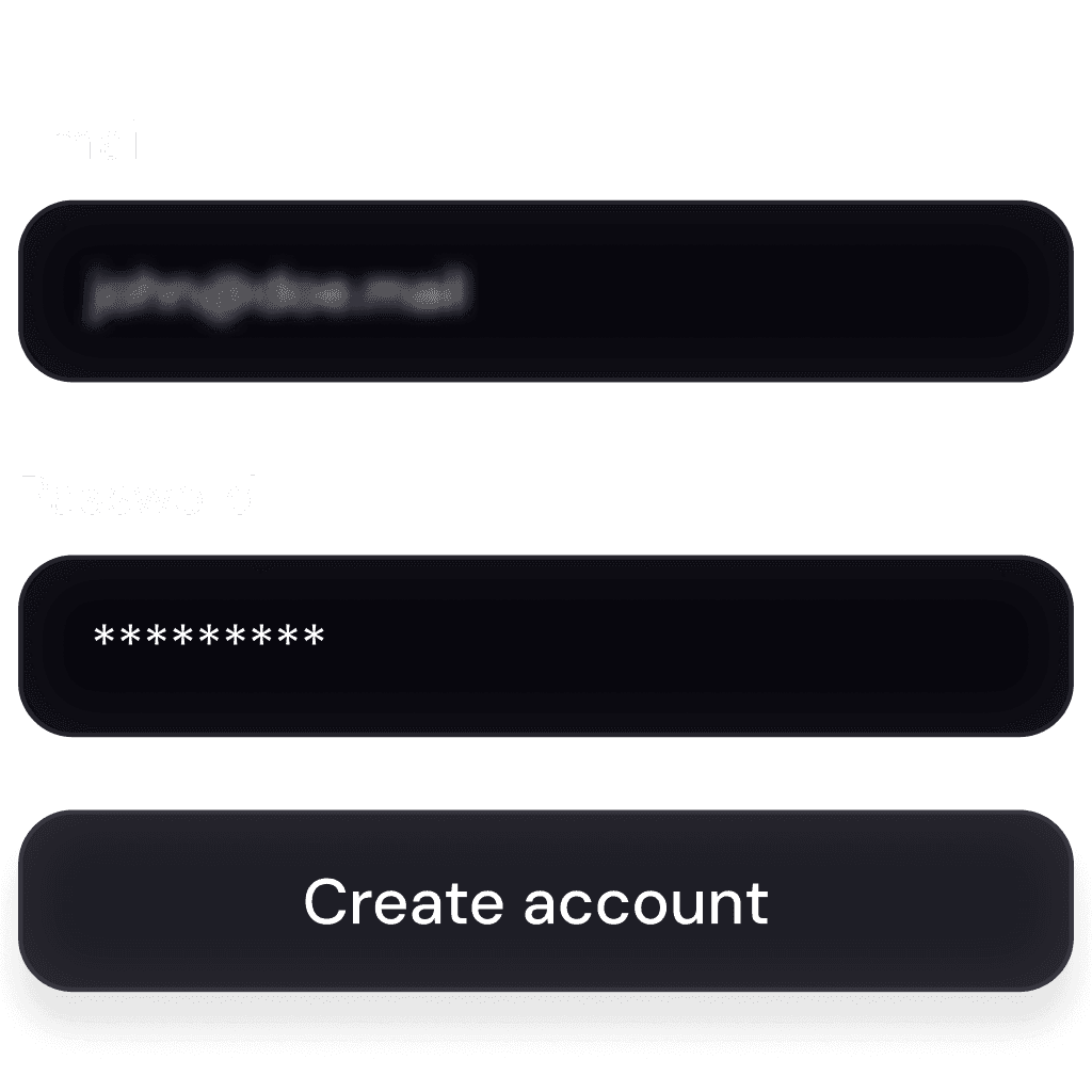 Create your account